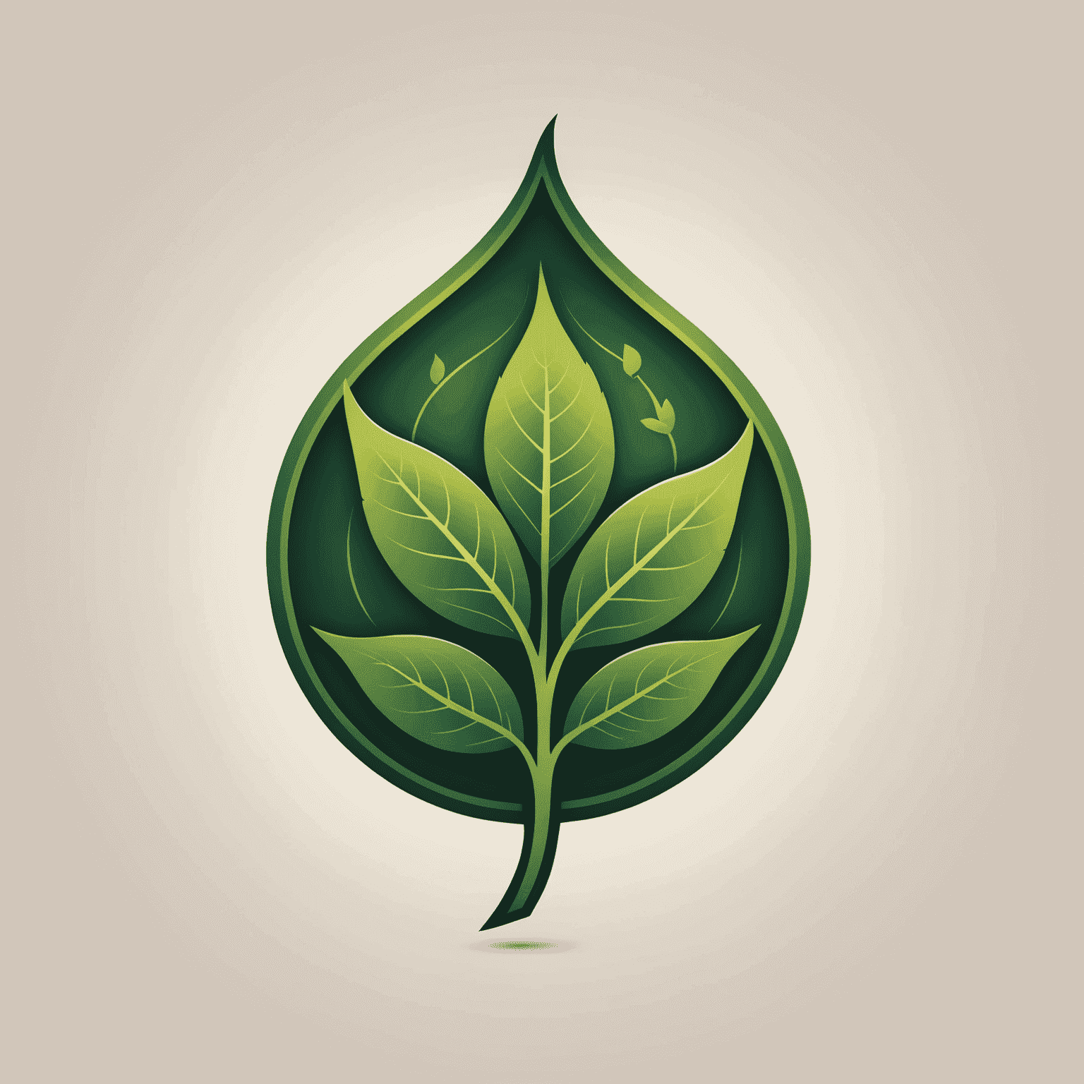 Warryincen logo featuring a stylized leaf and energy symbol, representing sustainable development and clean energy