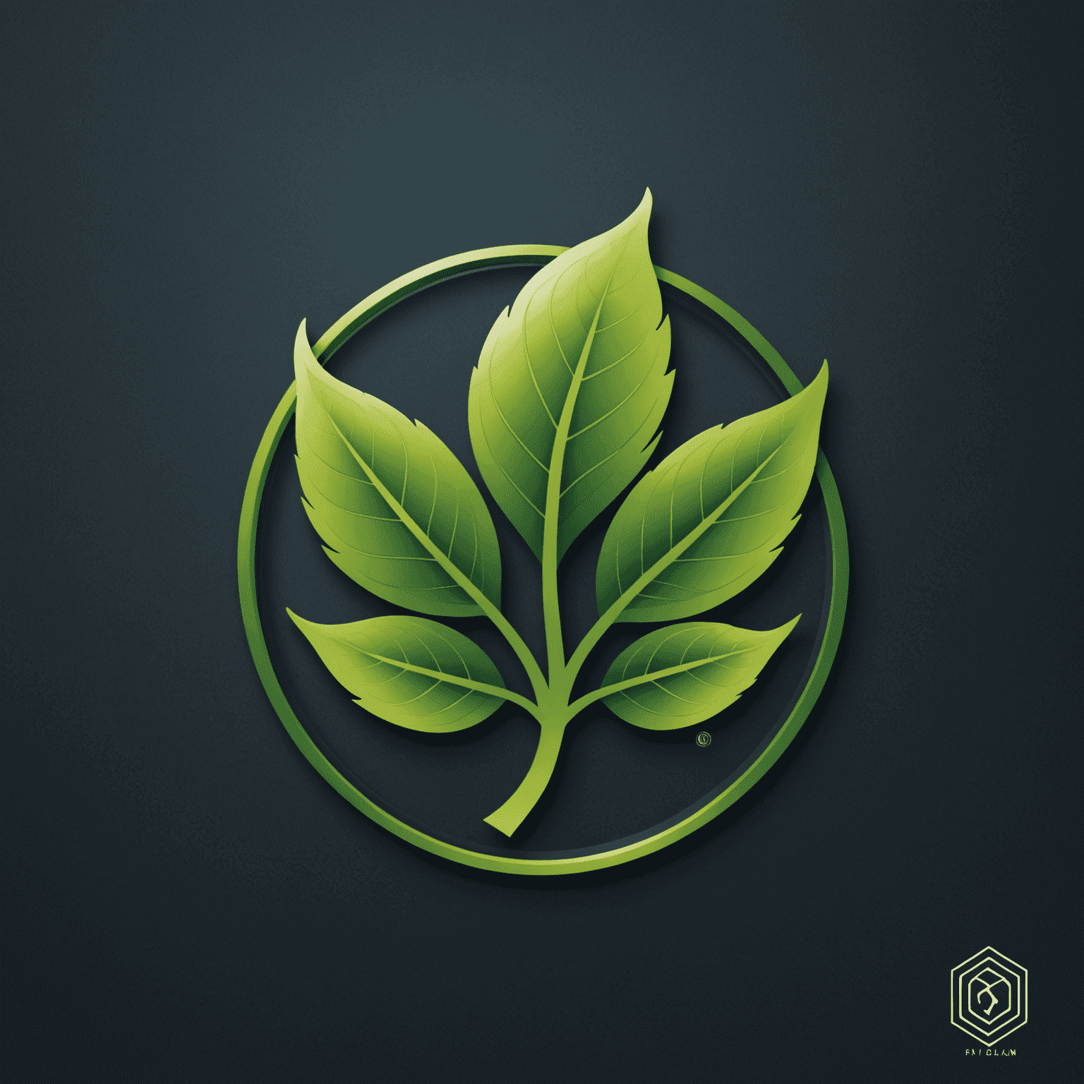 Warryincen logo featuring a stylized leaf and energy symbol, representing sustainable development and clean energy